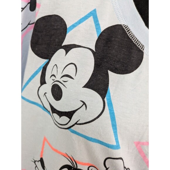 Disney Mickey Mouse T-shirt Women's XL Blue Pink Goofy Daisy Minnie Characters - Picture 6 of 14
